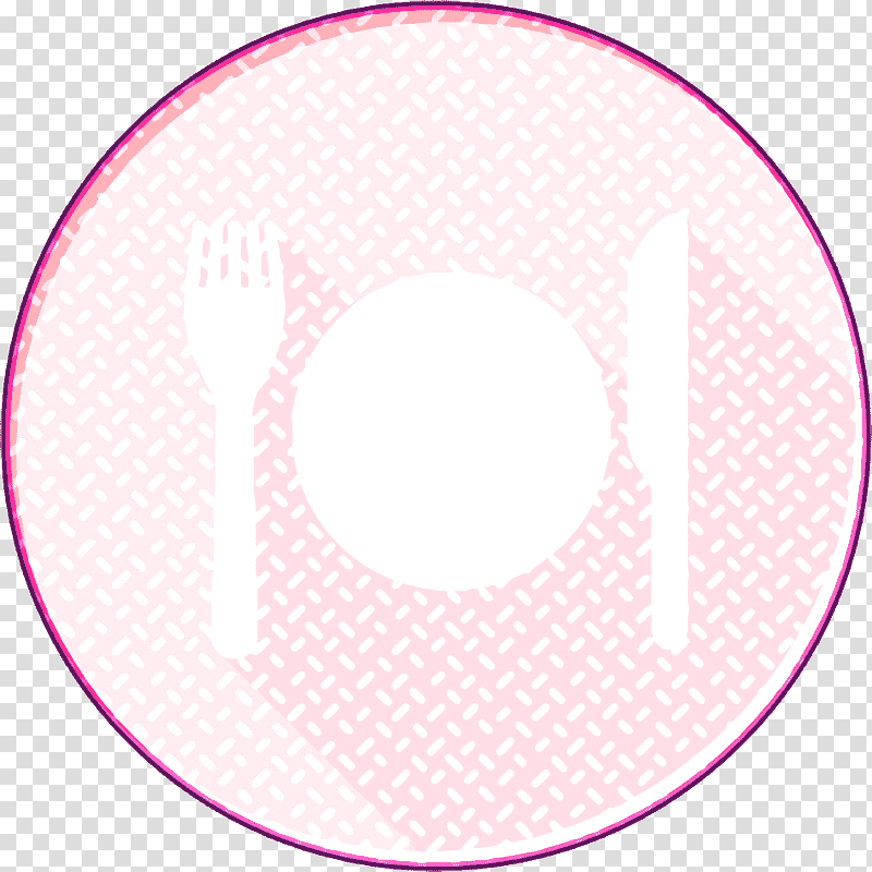 Dinner Plate Icon - Minimalist Dining Symbol for Websites & Apps