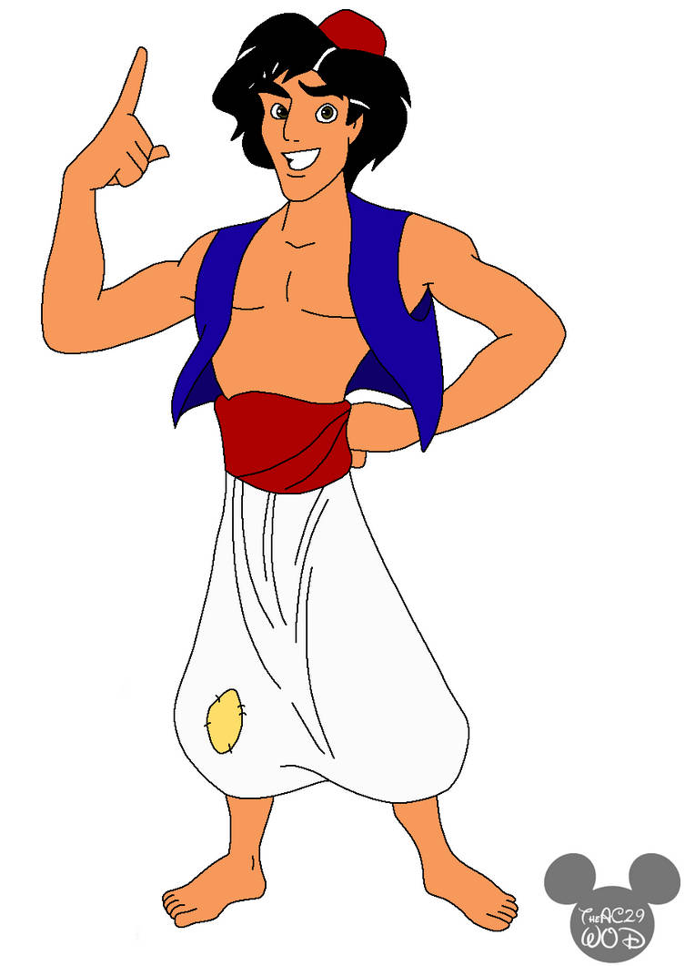 Aladdin Character Illustration - Disney Animated Classic