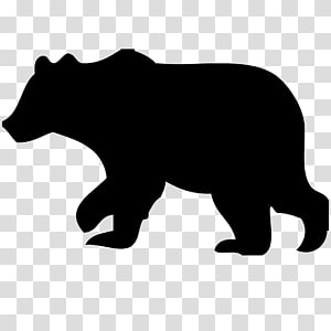 bear shadows - Clip Art Library