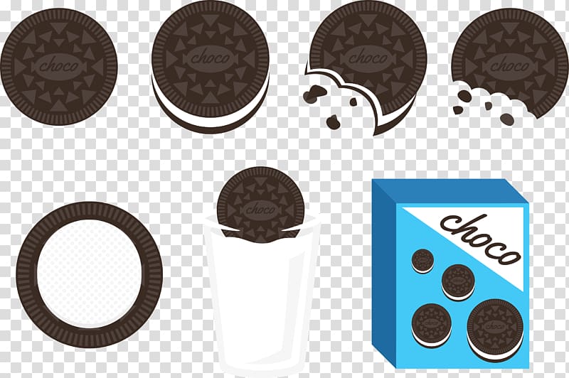 Free National Oreo Cookie Day Clipart Vector EPS Illustrator Clip