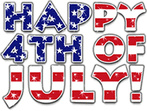 Happy 4th of July Celebration - American Independence Day Greeting