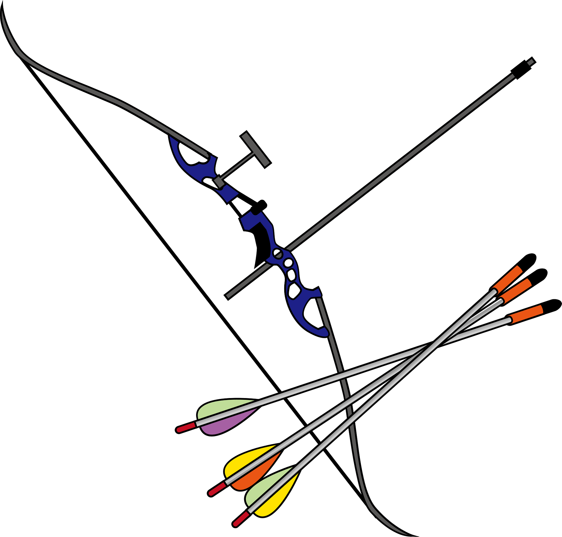 Bow And Arrow Drawing Clipart Library | Arrow clipart, Arrow image ...
