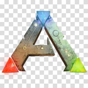 Stylized metallic letter 'A' with circuitry details and red, blue, green, and yellow glowing triangles at its vertices.