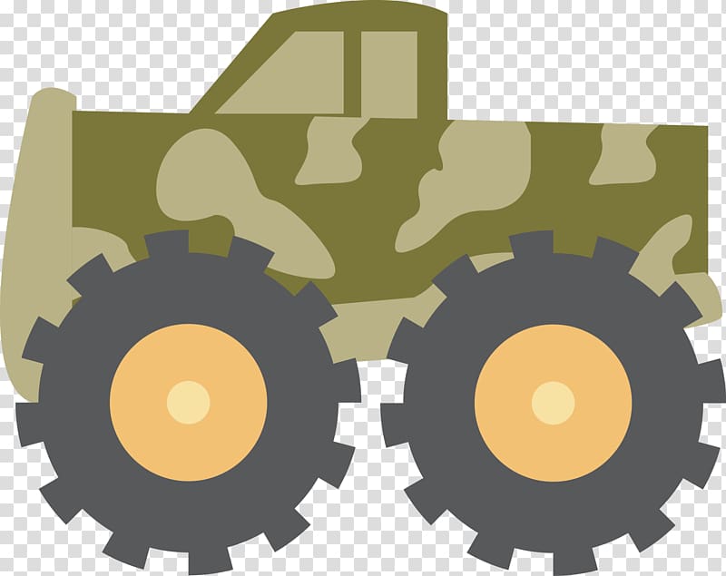 Camo Monster Truck Clipart - Free Download for Kids’ Activities & Design Projects