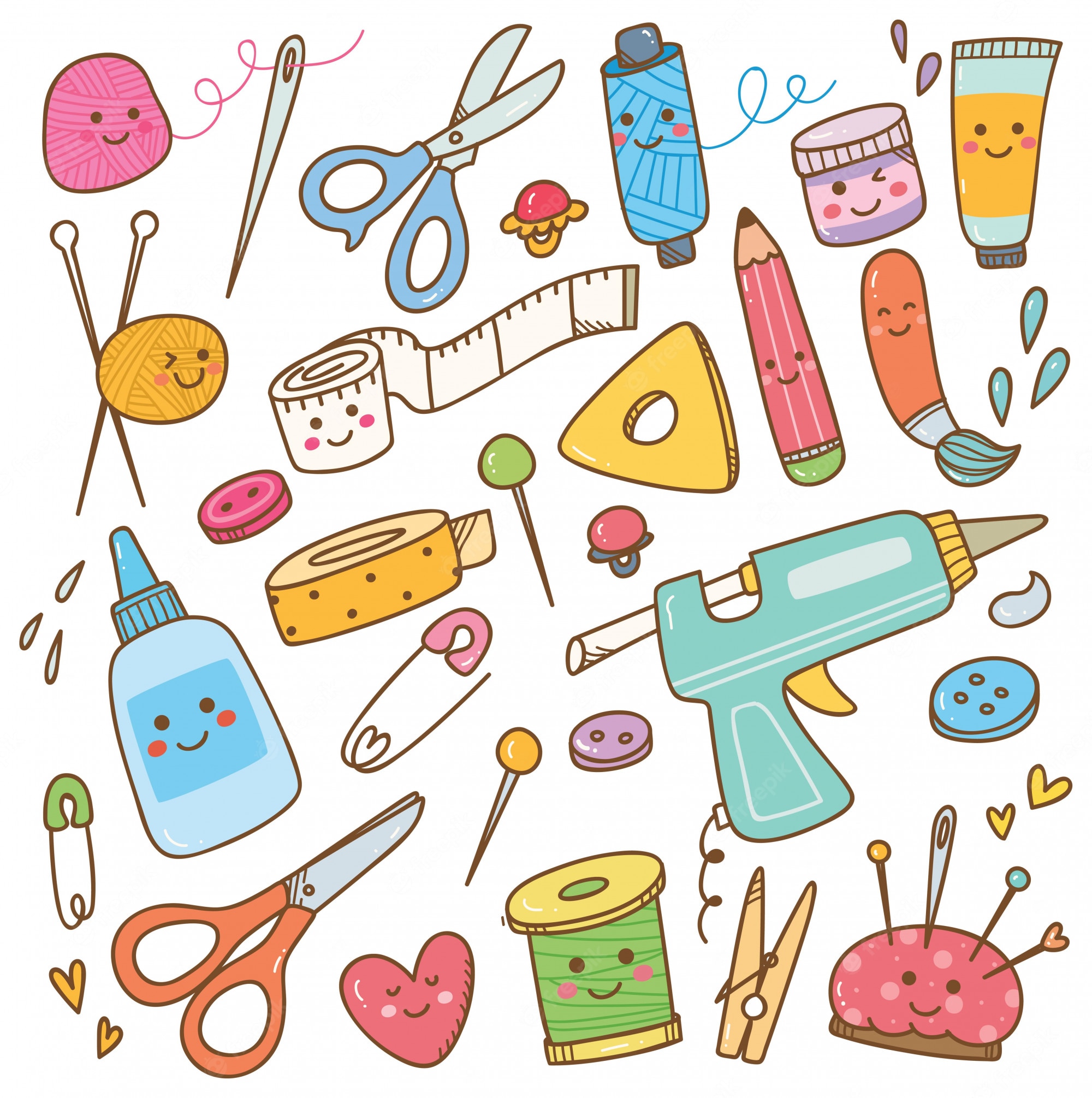 Crafting Supplies Clip Art Png 
