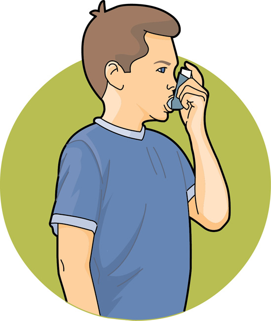 Asthma Inhalers Clip Art