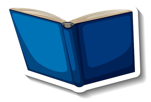 Blue Open Book Illustration - Free Vector Graphic for Education & Publishing