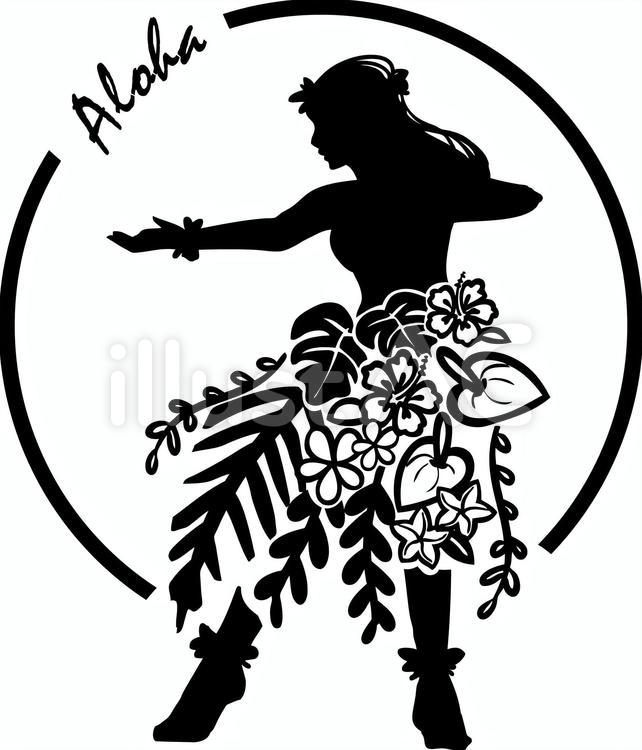 Hawaiian Hula Girl Posing Dancing Sensual And Sexy Woman Clip Art Library 