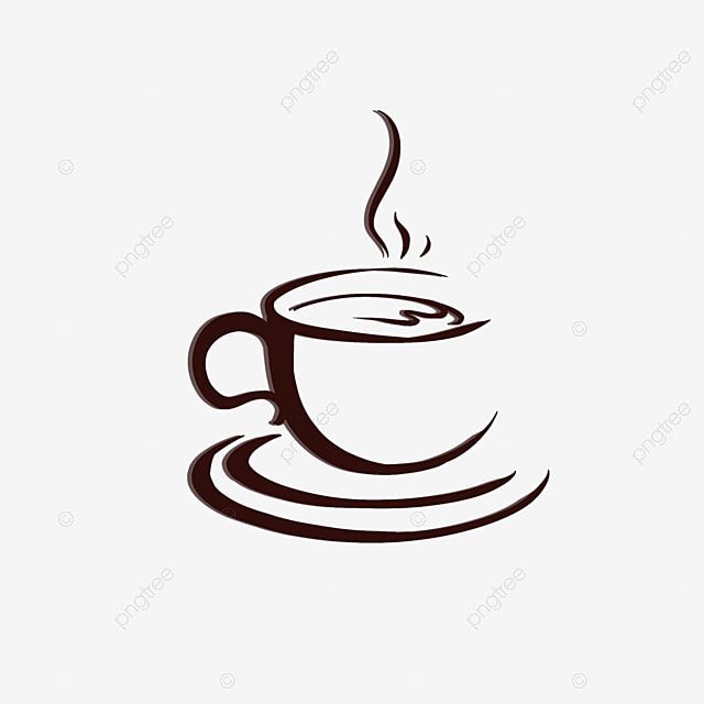 Coffee Cups Clipart Vector, Beautiful Coffee Cup Illustration