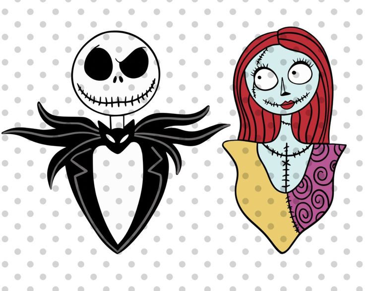 Nightmare Before Christmas Characters Vector Clip Art - Sally From ...