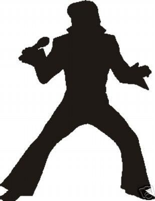 Iconic Singer Silhouette - Retro Performance Art for Websites & Print
