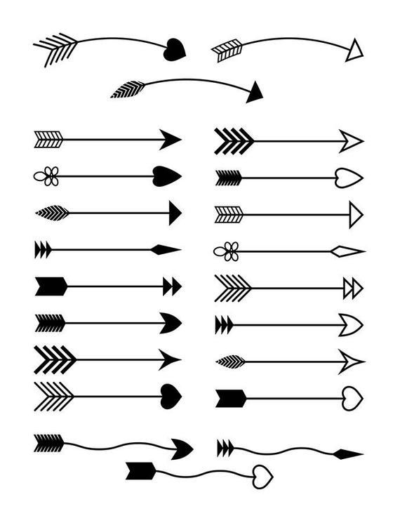 All Kinds Of Arrow Clipart