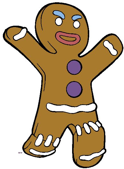 Angry Gingerbread Man Clipart - Free Download for Holiday Projects