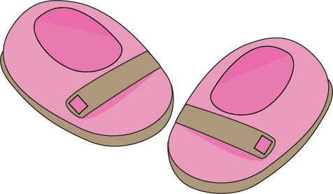 pink baby booties - Clip Art Library