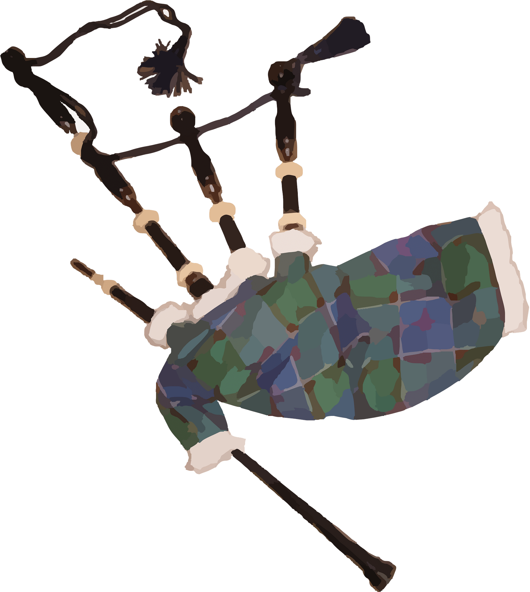 playing bagpipess