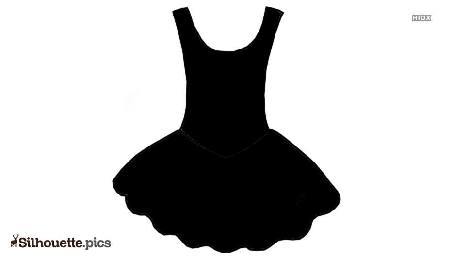 Classic Black Ballet Leotard Silhouette - Free Clipart Download