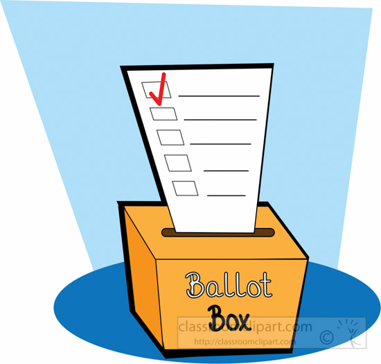 Ballot Box Illustration - Voting Process Visual