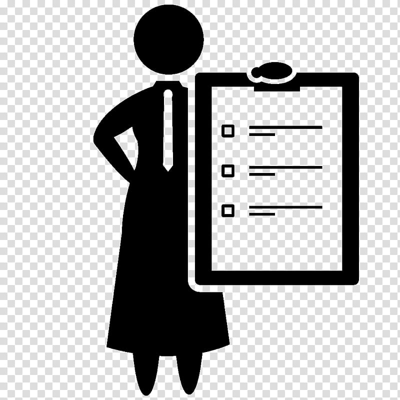 Business professional holding a clipboard with checklist items, symbolizing task management or evaluation.