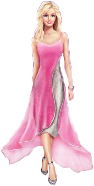 Gown Drawing Pink M Character, barbie, fashion Illustration, fictional  Character, woman png | PNGWing
