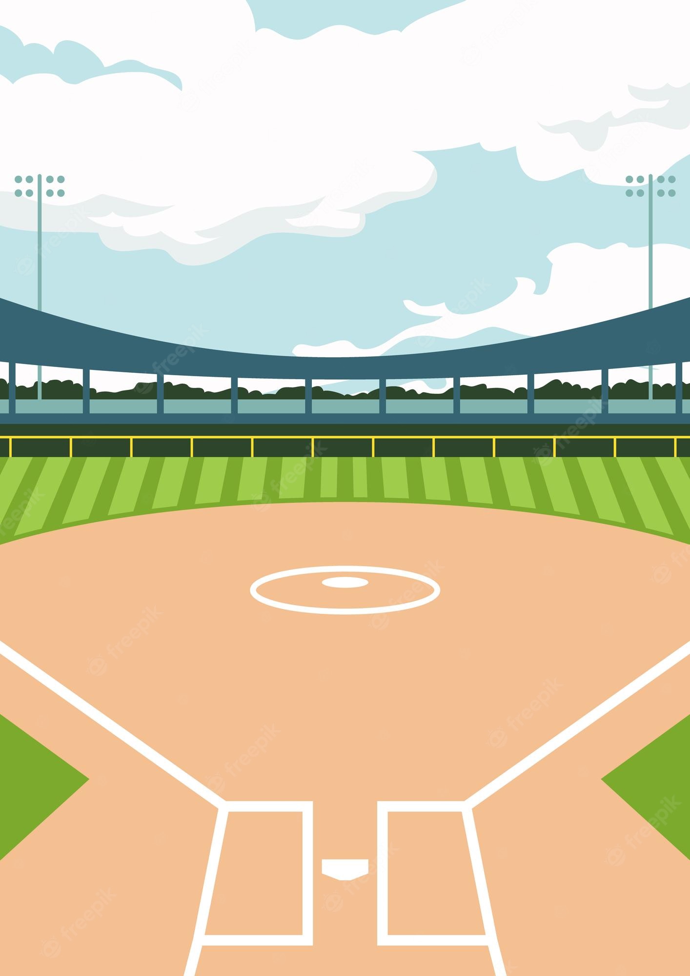 Top Baseball Field Stock Vectors, Illustrations & Clip Art - Clip Art ...
