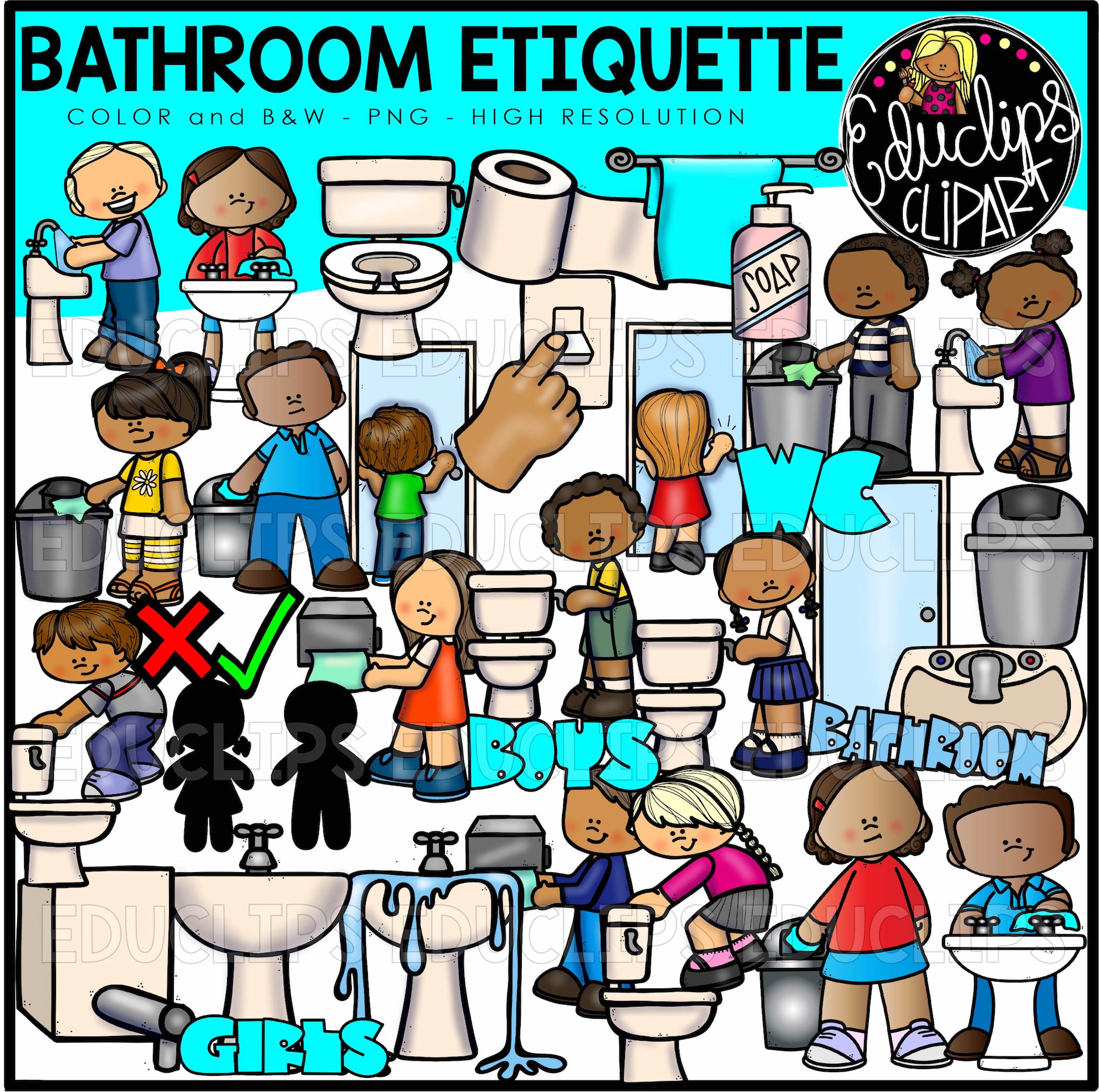 School Good Behavior Clipart - Etiquette Clip Art - Clip Art Library