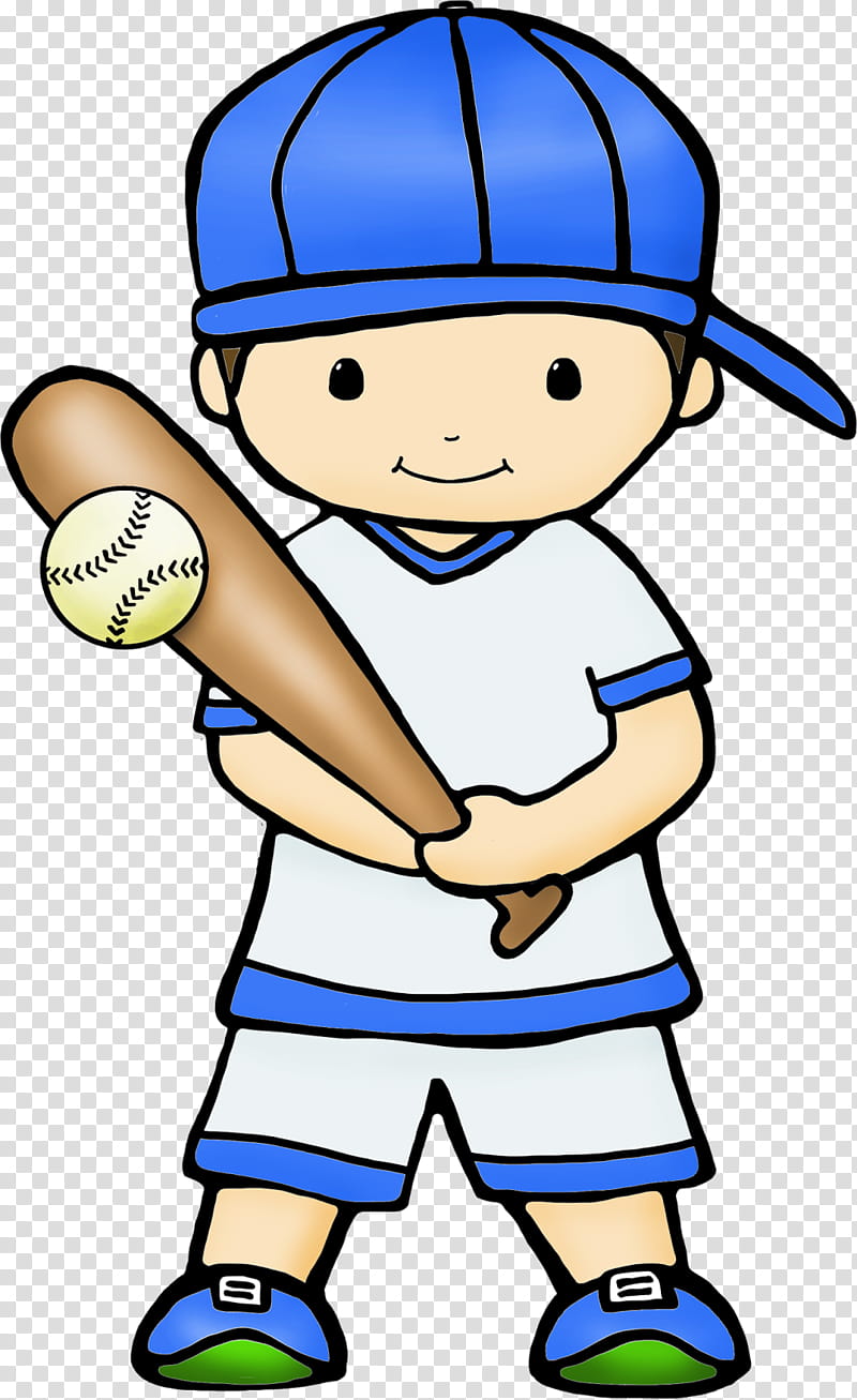 Cute Cartoon Baseball Player Stock Illustration - Download Image