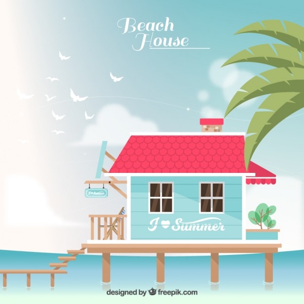 Ocean Houses Clip Art Library