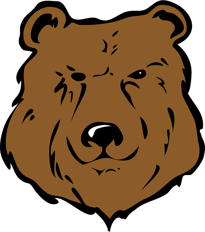 bear faces - Clip Art Library