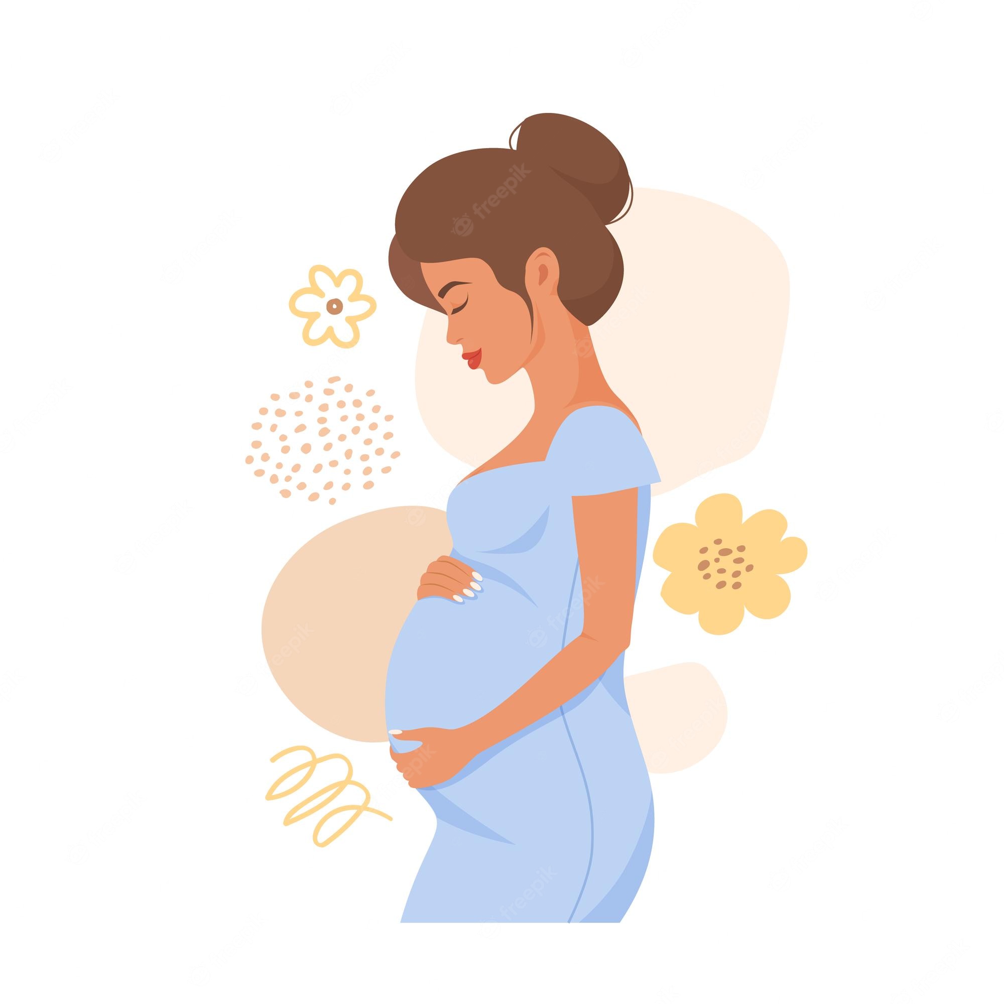 Pregnant Woman Clip Art Library