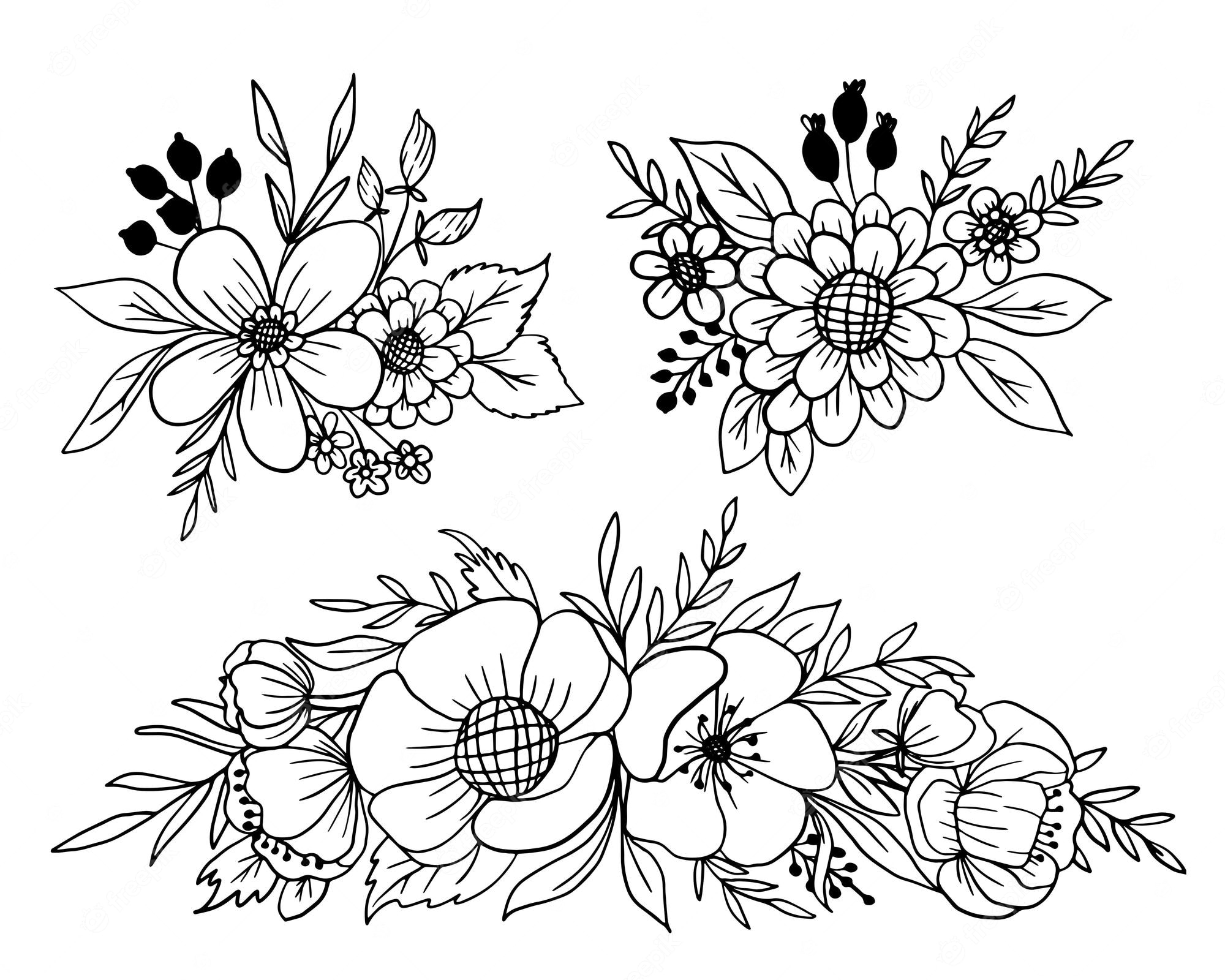 Free Black And White Flower Download Free Black And White Flower Png 