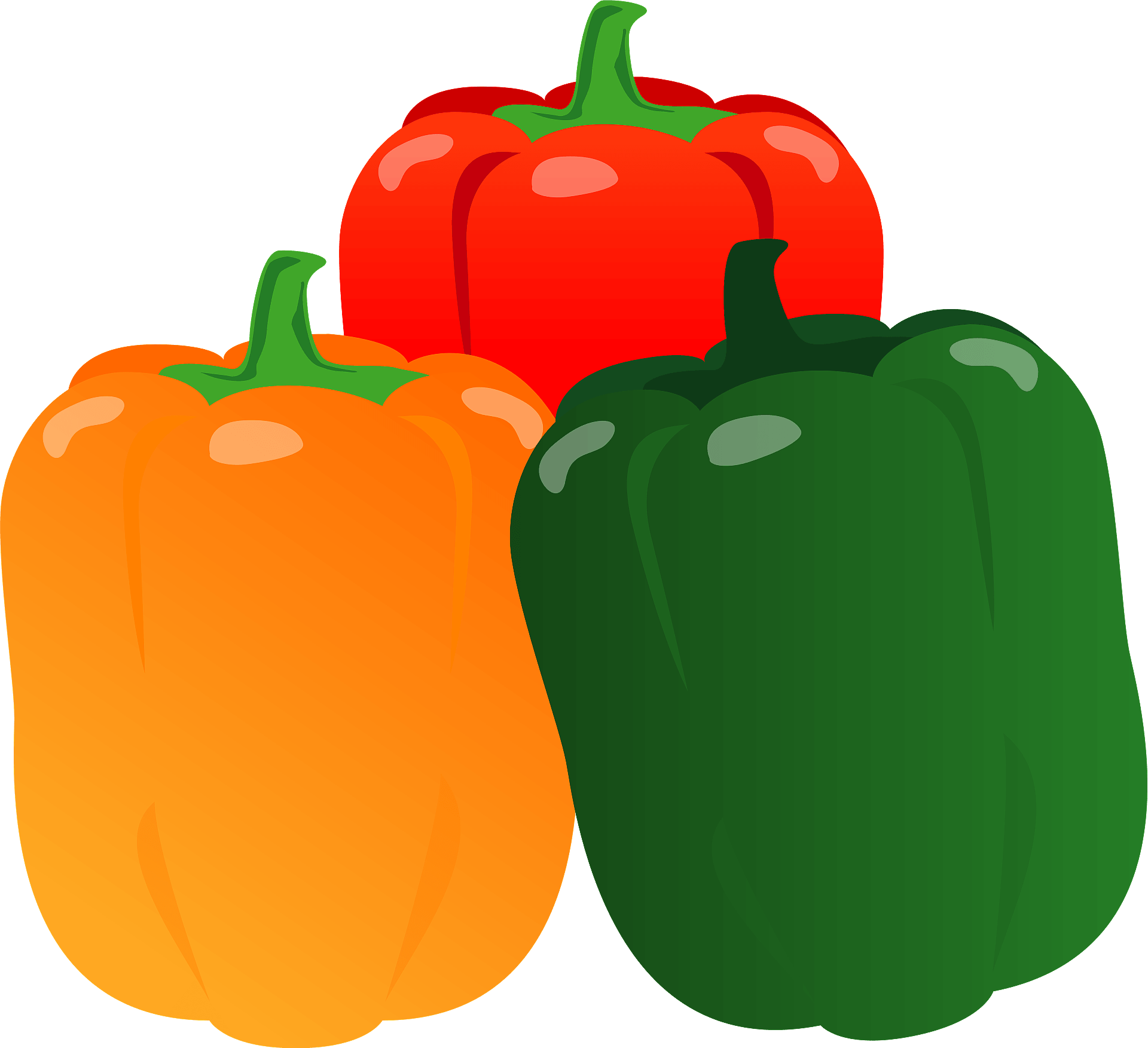 Multicolored Bell Peppers clipart. Free download transparent .PNG ...