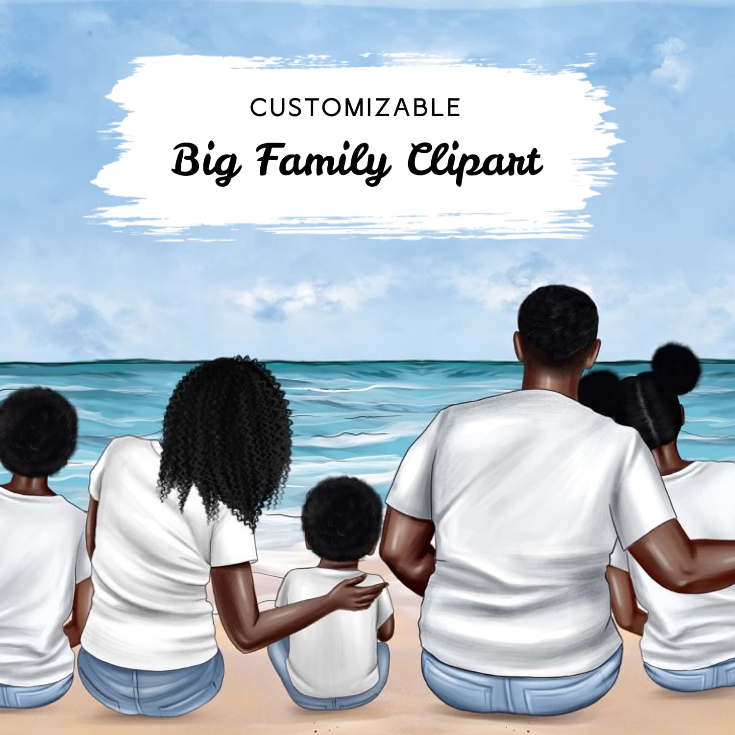 big family - Clip Art Library