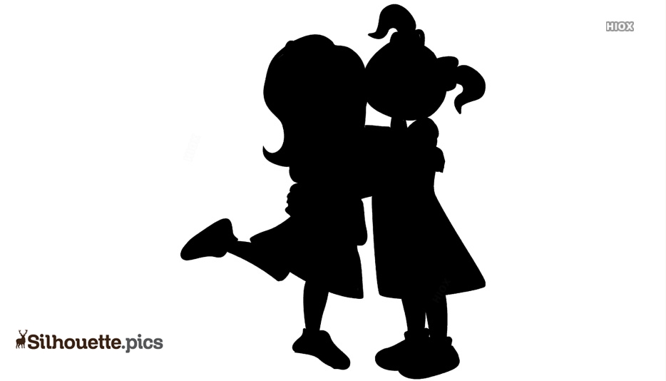 silhouette sisters holding hands - Clip Art Library - Clip Art Library