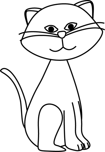 Free Printable Cat Coloring Page for Kids & Adults