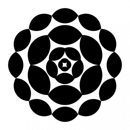 Geometric Floral Mandala Pattern - Abstract Symmetry Art