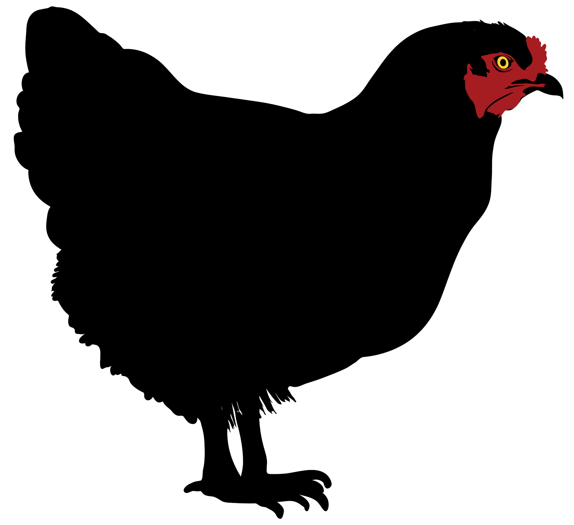 Free Clipart Of A Hen