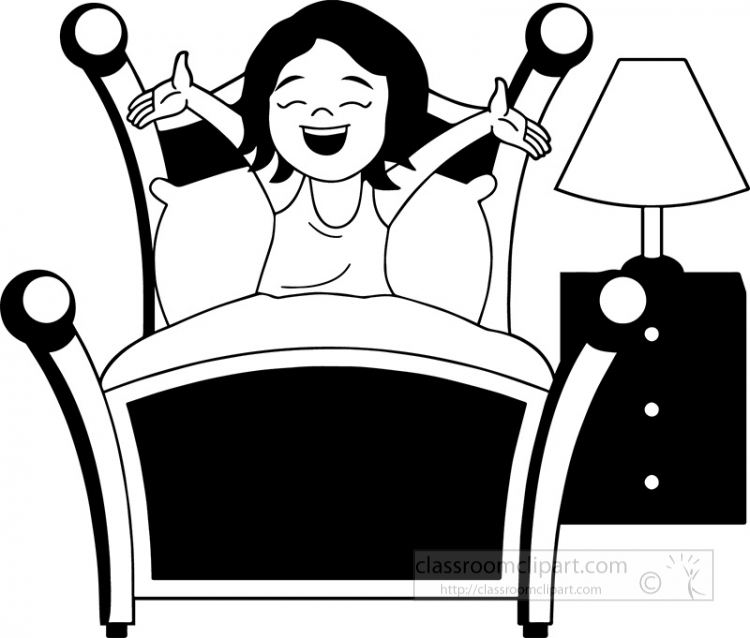 girl waking up clipart - Clip Art Library - Clip Art Library