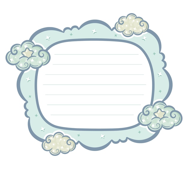 Cloud frame Silhouette Vector, Clipart Images, Pictures - Clip Art Library