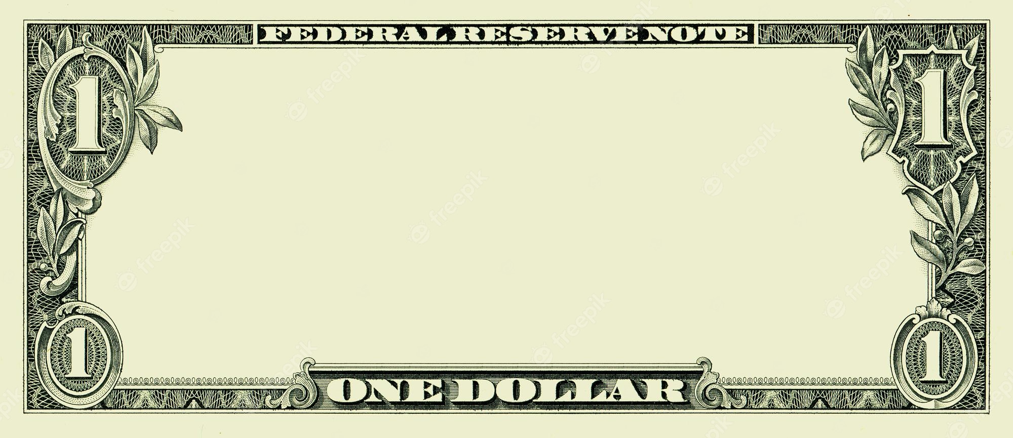 1 dollar bill clip art