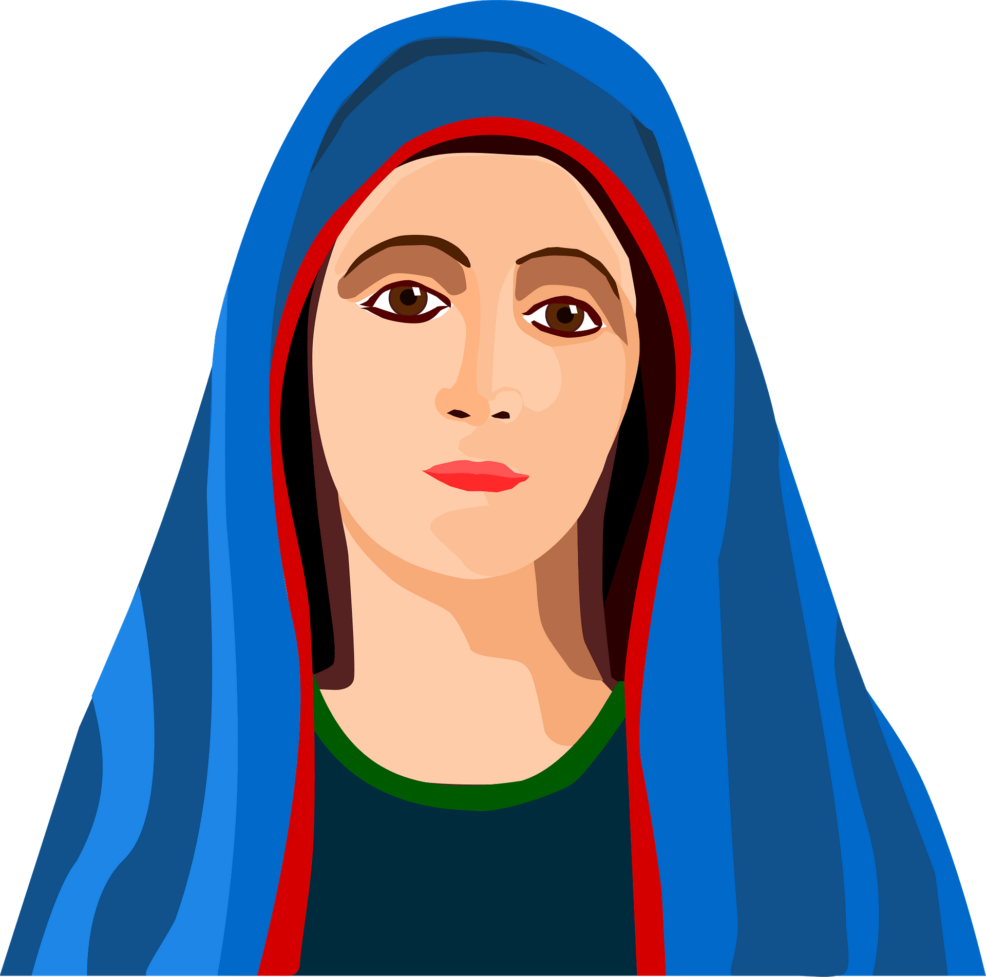 Blessed Virgin Mary Clip Art N12 free image download - Clip Art Library