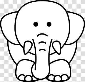 Sad Elephant Coloring Page - Free Printable for Kids & Therapeutic Art