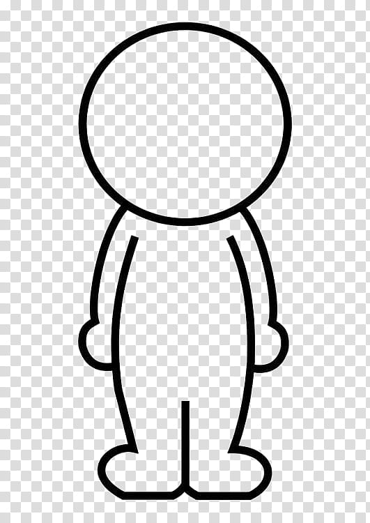 Blank Human Figure Outline - Free Vector Clipart for Design & Education