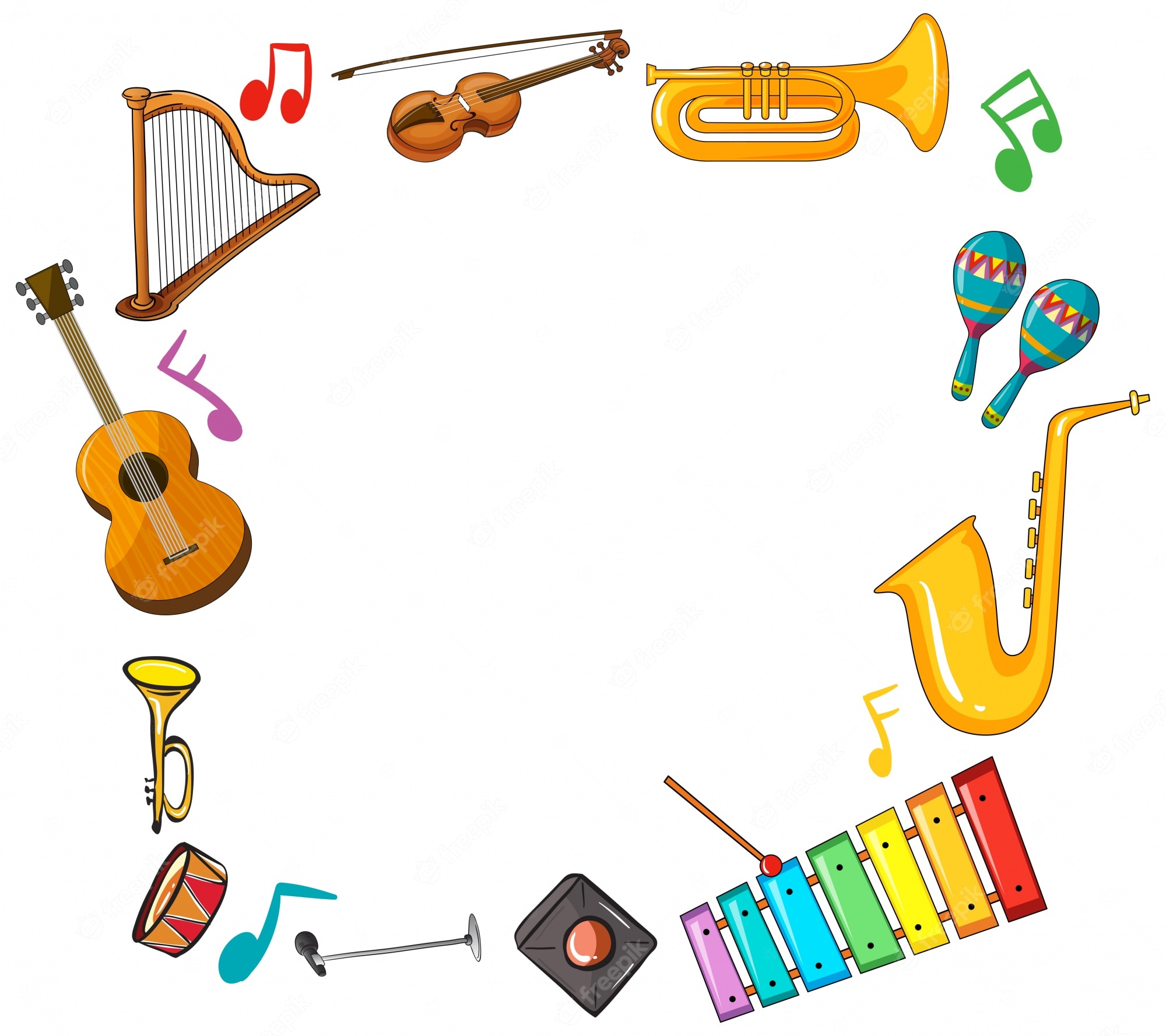 guitar borders - Clip Art Library