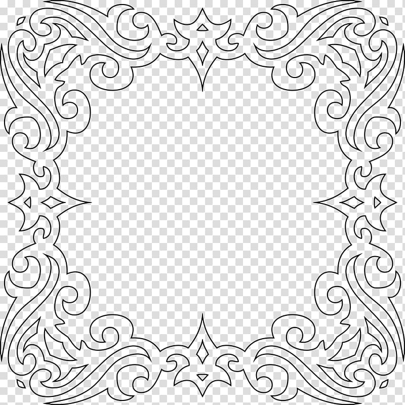 Clip Art With Black Tribal Frame Royalty Free Vector Image Clip Art   Borders And Frames Art Clip Art Tribal Frame 