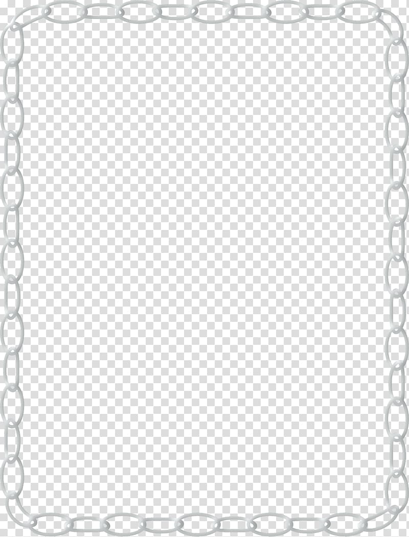 Metal Chain Frame Borders Stock Illustration. Illustration Of - Clip 