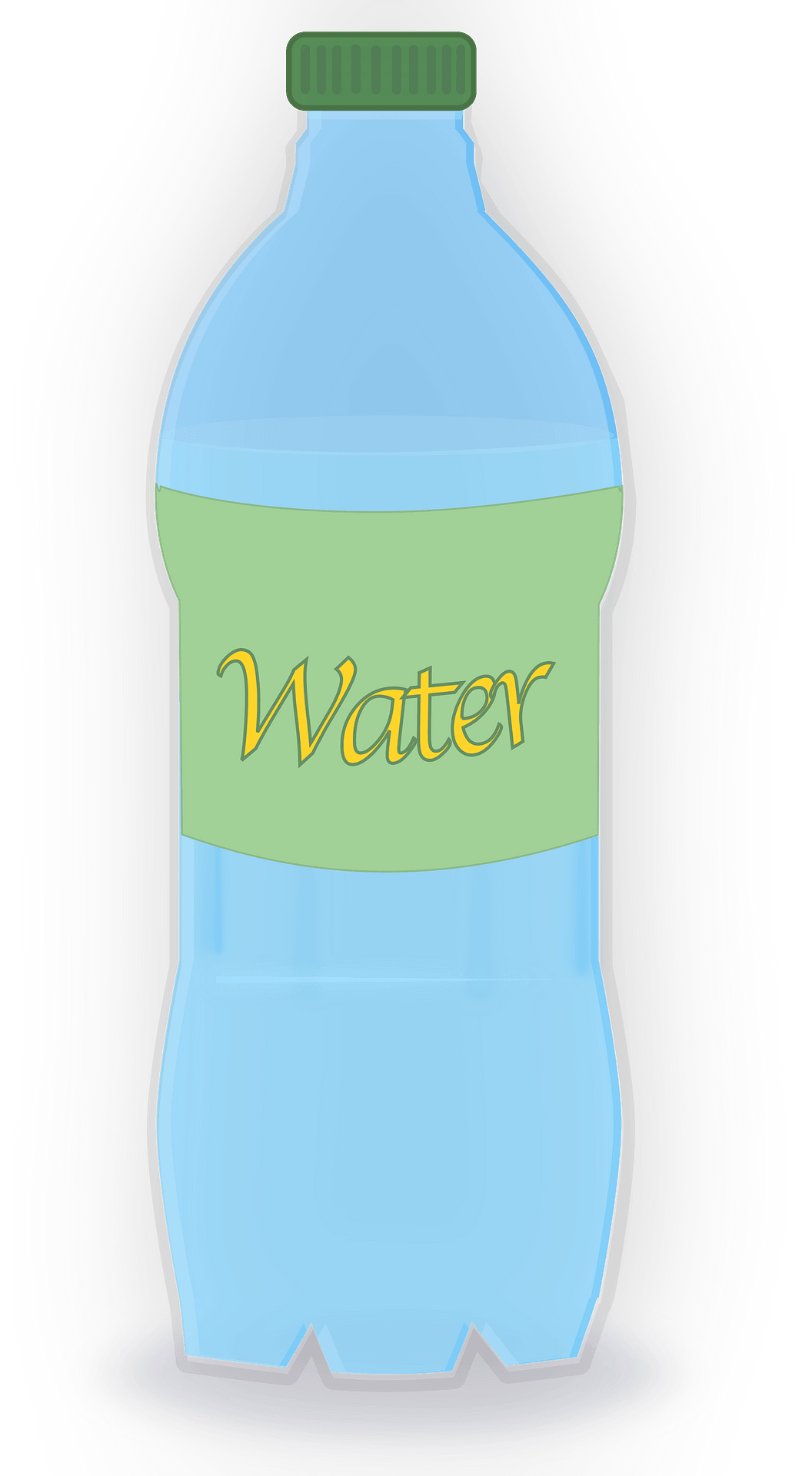 Clear and blue bottle filled with clear liquid, Water bottle , Water bottle  transparent background PNG clipart