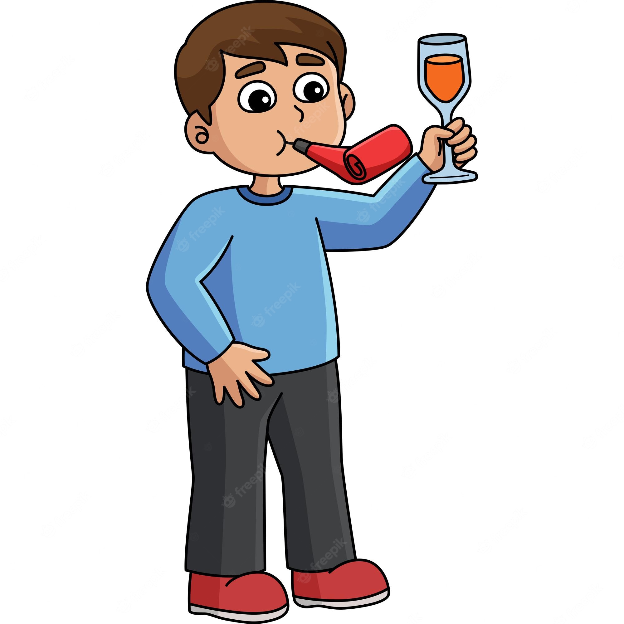 Celebrating with Joy - Fun Party Illustration for Kids & Events