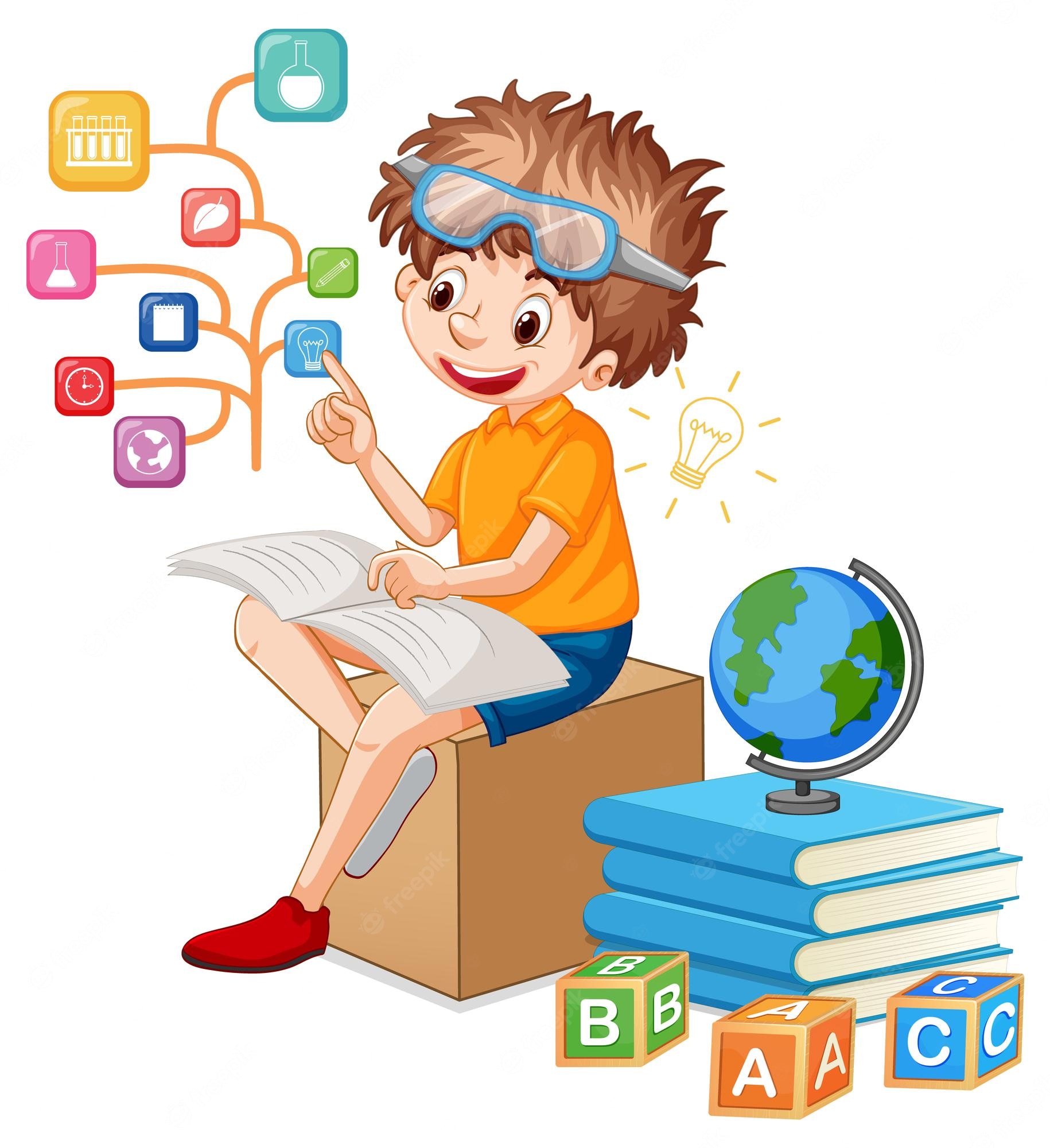 Kids Learning Clipart