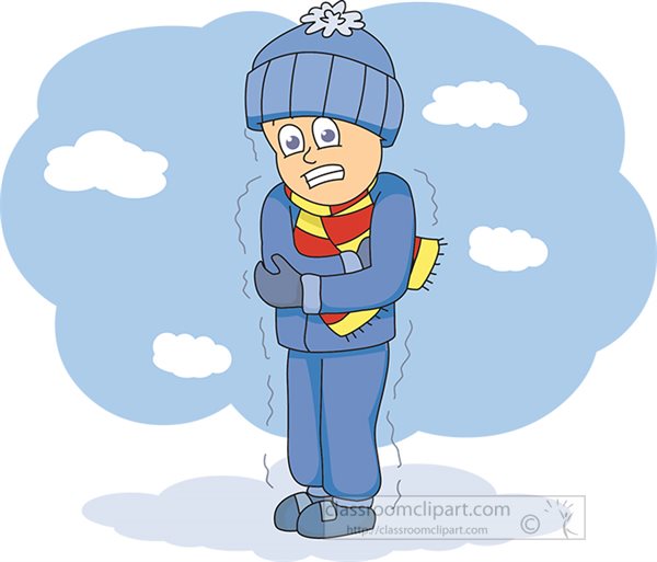 Weather Clipart: winter_shivering_in_cold04 : Classroom Clipart - Clip ...