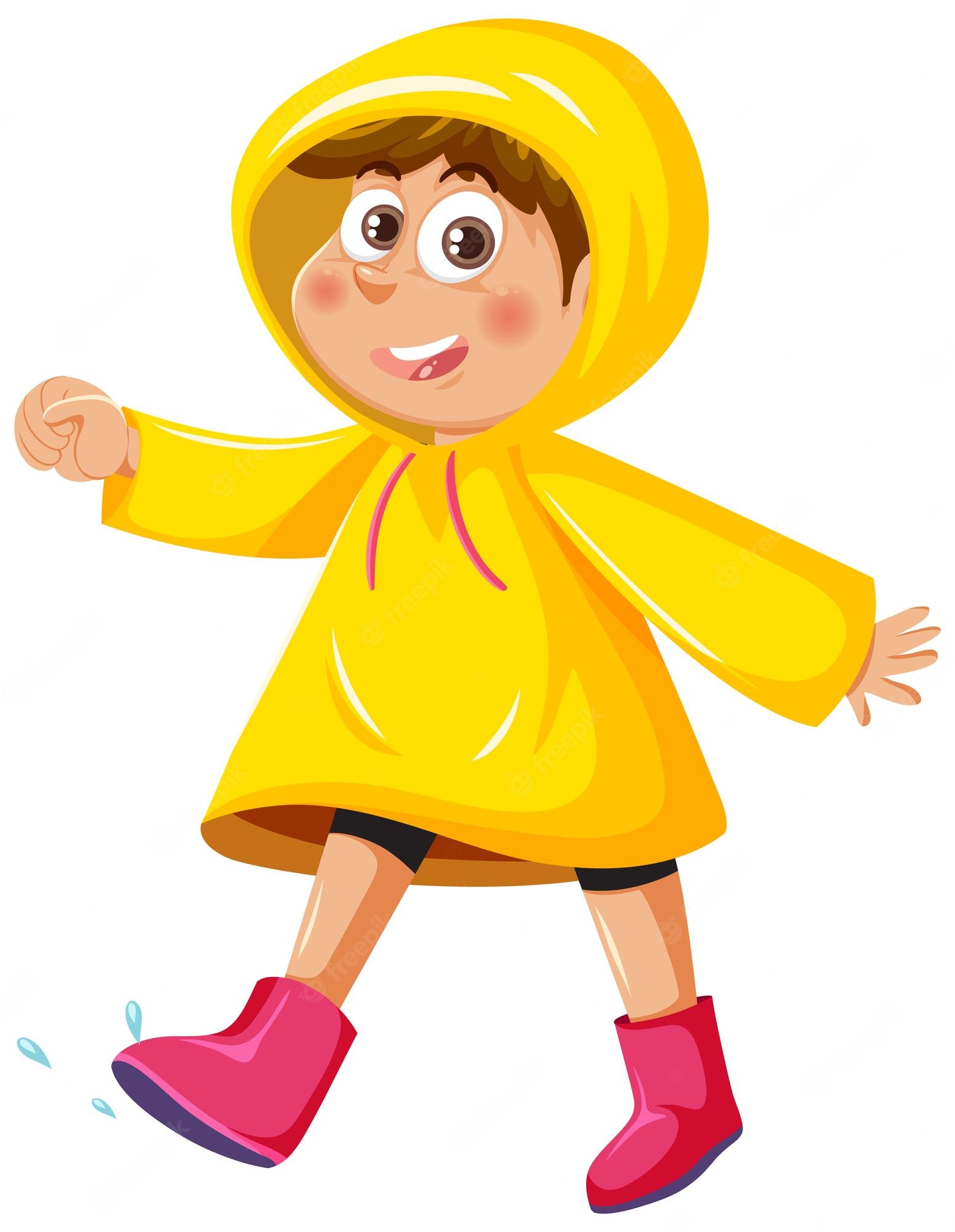 Rain Clipart Outline Raincoat Clipart Transparent PNG Clip Art 